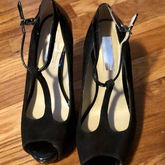 INC super high heeled T-strap pumps. - Picture 4 of 5